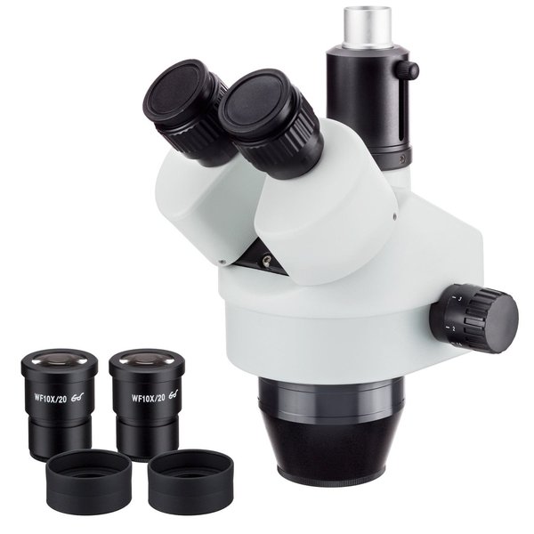 Amscope 7X-45X Trinocular Zoom Stereo Microscope Head SM745T